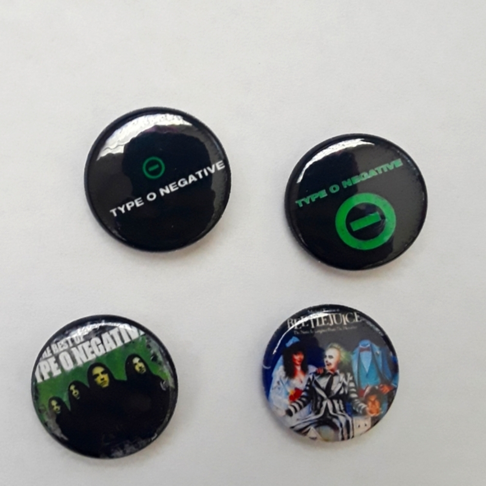 Type O Negative & Beetlejuice Pin